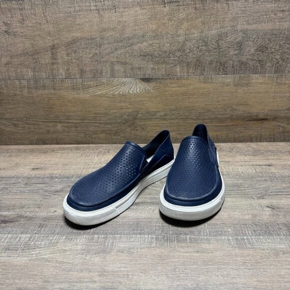 Crocs Citilane Roka Waterproof Navy Blue Slip On Shoes Men's Size 10 - Picture 1 of 7